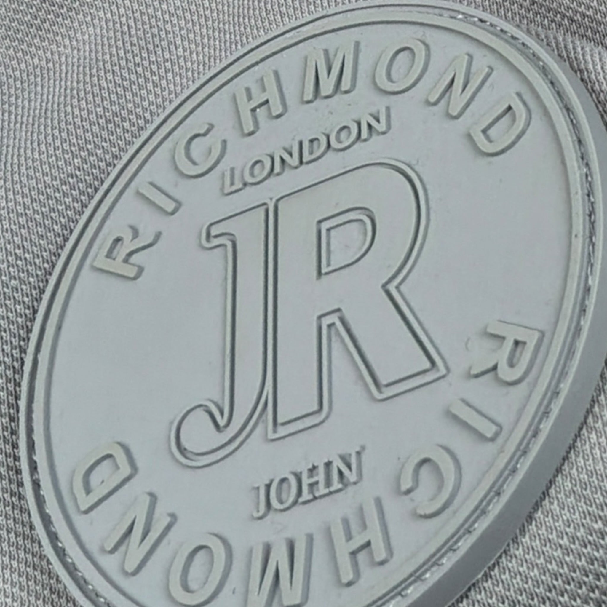 John Richmond Polo tinta unita con Logo Grigio per Bambino RBA26163PO GRIGIO JOHN RICHMOND 