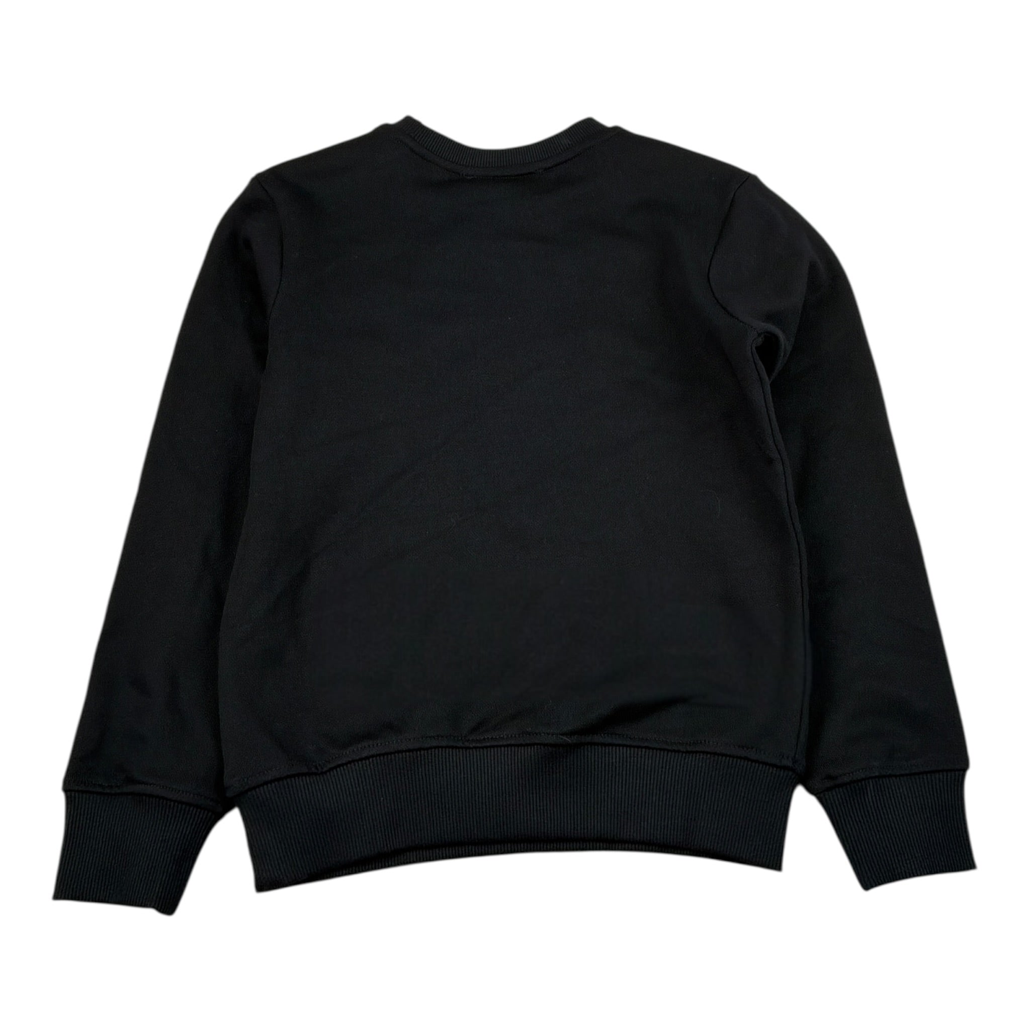John Richmond Felpa Girocollo tinta unita con Stampa Nero per Bambino RBA26172FE NERO JOHN RICHMOND 