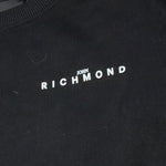 John Richmond Felpa Girocollo tinta unita con Stampa Nero per Bambino RBA26176FE NERO JOHN RICHMOND 