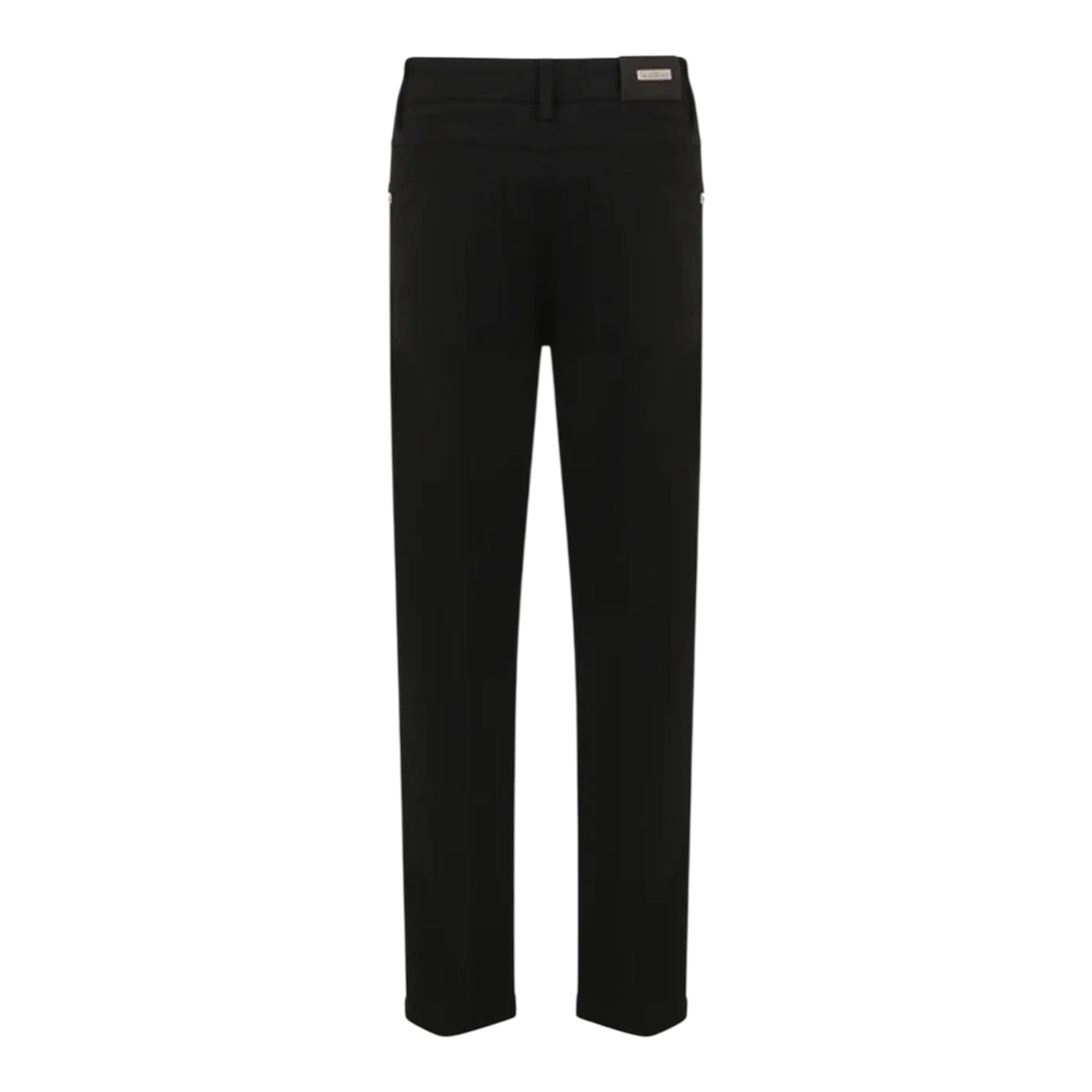 John Richmond Jeans tinta unita con Girovita Regolabile Nero per Bambino RBP25096JE NERO JOHN RICHMOND 
