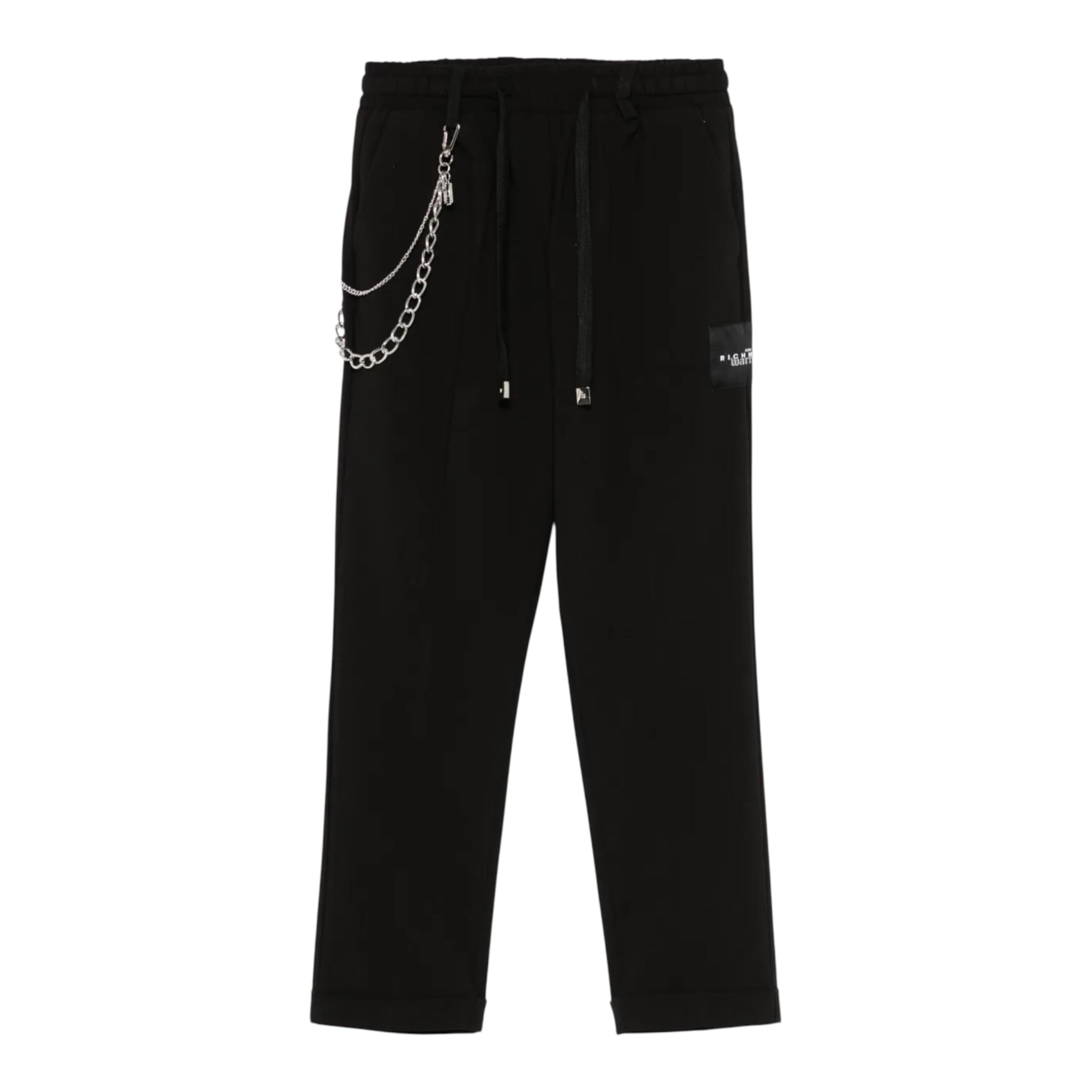 John Richmond Pantalone tinta unita con Elastico In Vita Nero per Bambino RBP25227PAX NERO JOHN RICHMOND 