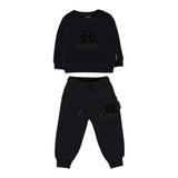 John Richmond Completo 2Pz Felpa-Pantalone Nero per Bambino RGA25002CFJ NERO JOHN RICHMOND 