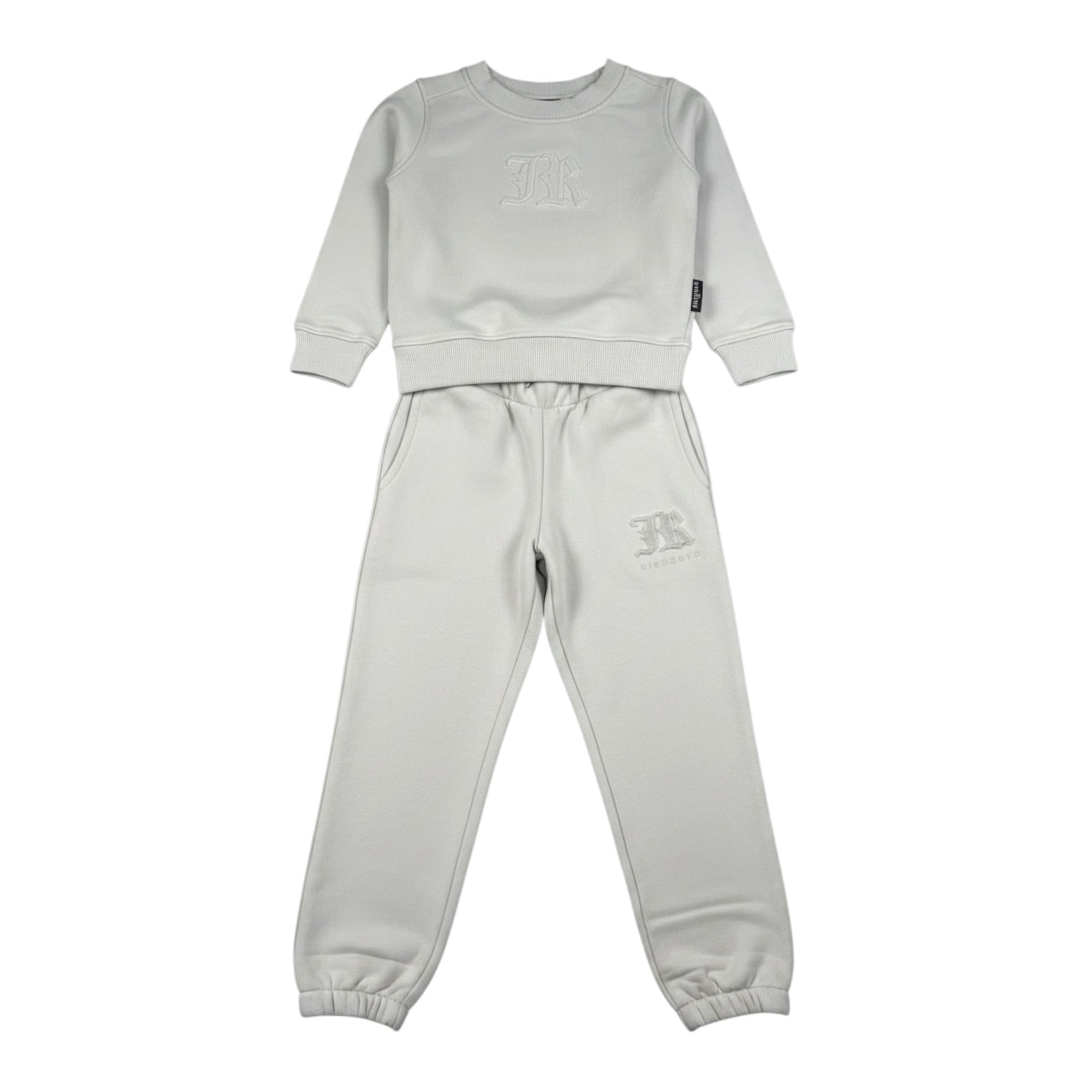 John Richmond Completo 2 Pezzi Felpa-Pantalone tinta unita Grigio per Neonato RGA25002CFNX GRIGIO JOHN RICHMOND 