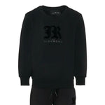 John Richmond Completo 2Pz Felpa-Pantalone Nero per Bambino RGA25002CFX NERO JOHN RICHMOND 