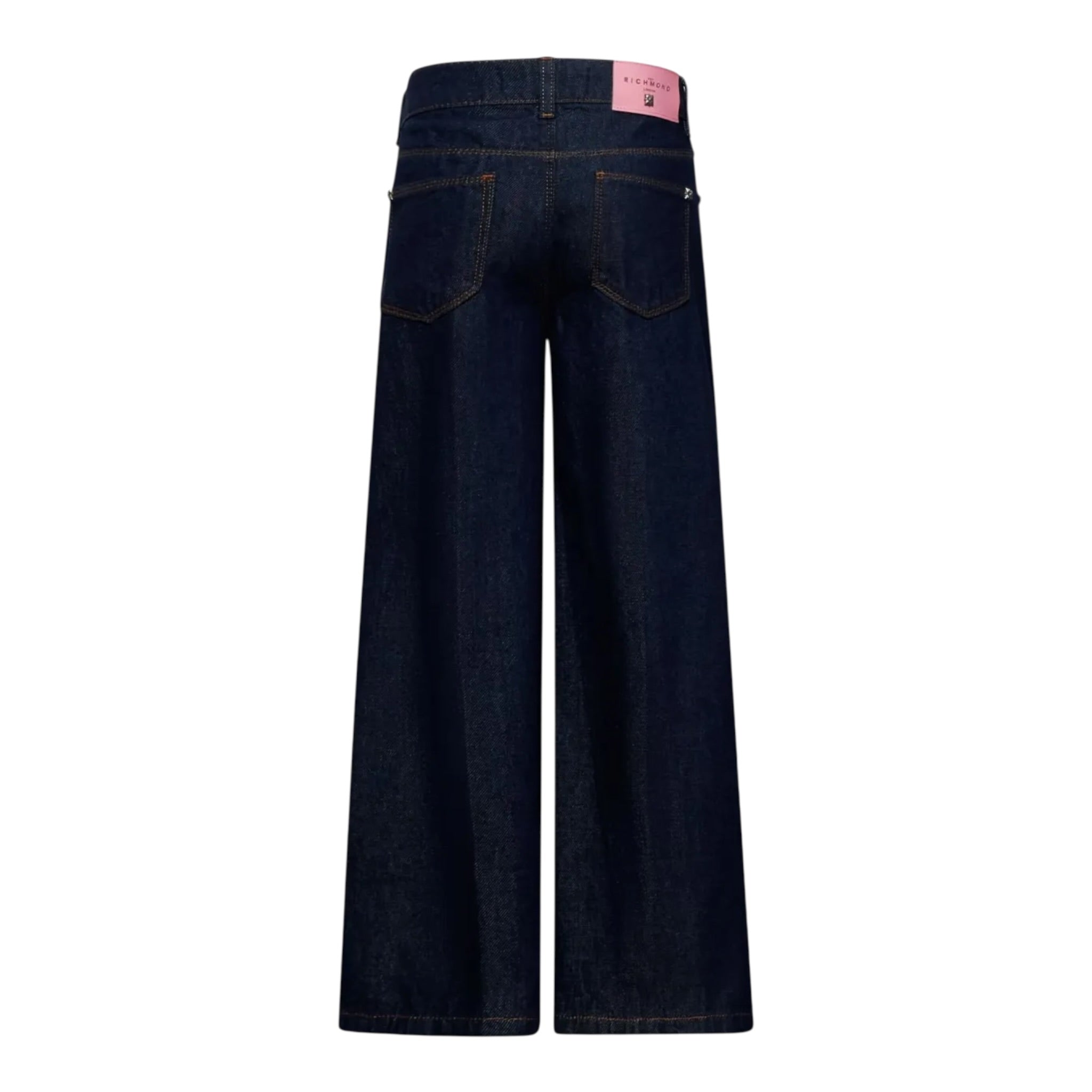 John Richmond Jeans tinta unita Modello Palazzo Blu per Neonata RGA25021JEXN BLU JOHN RICHMOND 