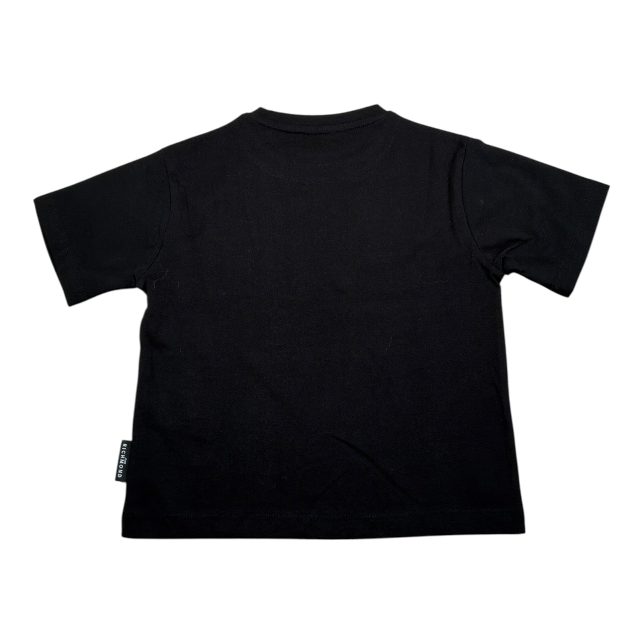 John Richmond T-Shirt tinta unita con Logo  per Neonato RGA25037TS NERO JOHN RICHMOND 