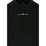 John Richmond Felpa Chiusa Girocollo tinta unita con Stampa Nero per Bambina RGA25089FE NERO JOHN RICHMOND 