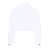 John Richmond Camicia Manica Lunga Itnta Unita Modello Crop Bianco per Bambina RGA25116CAJ BIANCO JOHN RICHMOND 