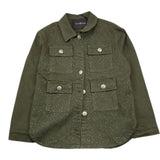 John Richmond Camicia Manica Lunga tinta unita con Brillantini Verde per Bambina RGA25140CA VERDE JOHN RICHMOND 