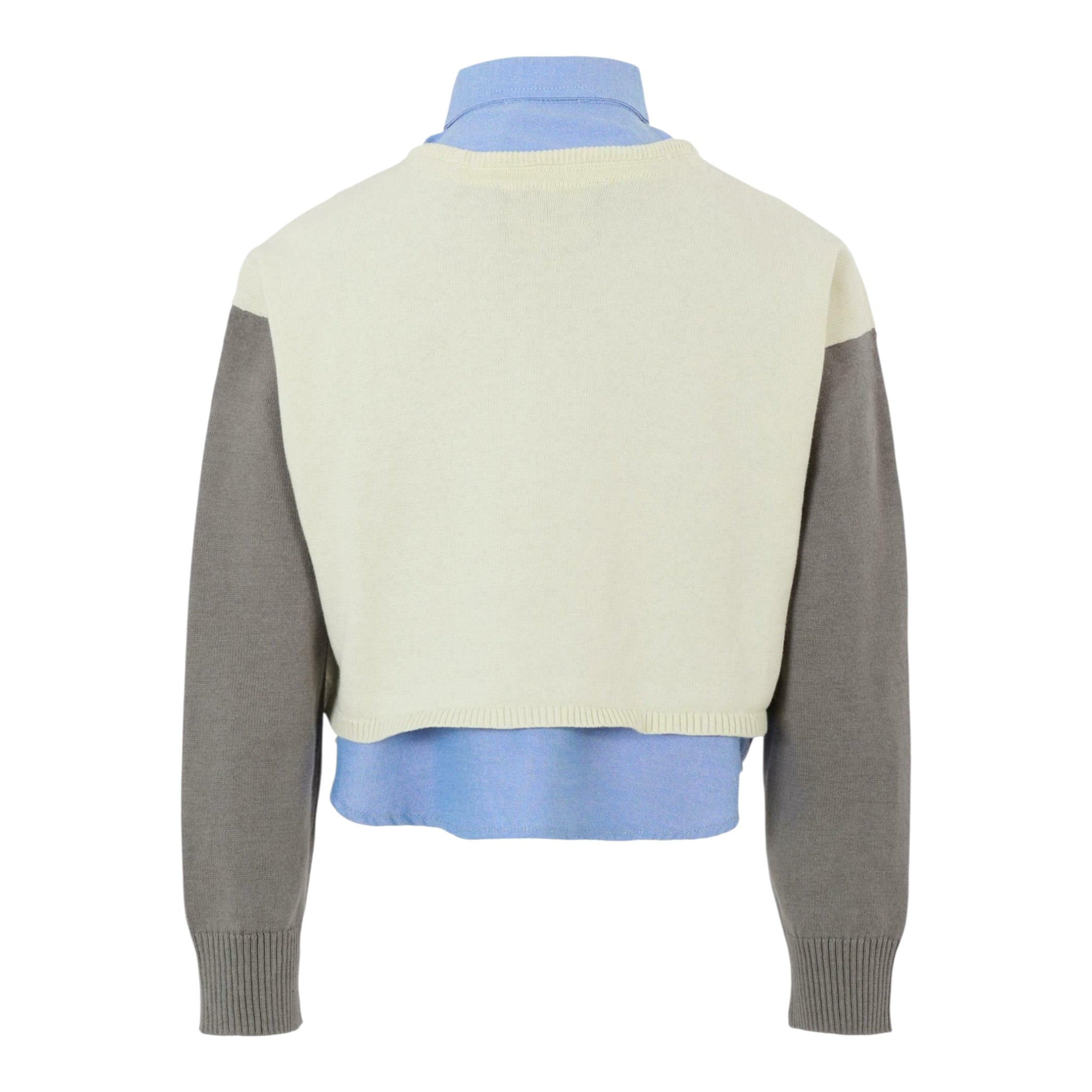 John Richmond Maglia Manica Lunga con Finta Camicia Multicolor per Neonata RGA25172MAN MULTICOLOR JOHN RICHMOND 