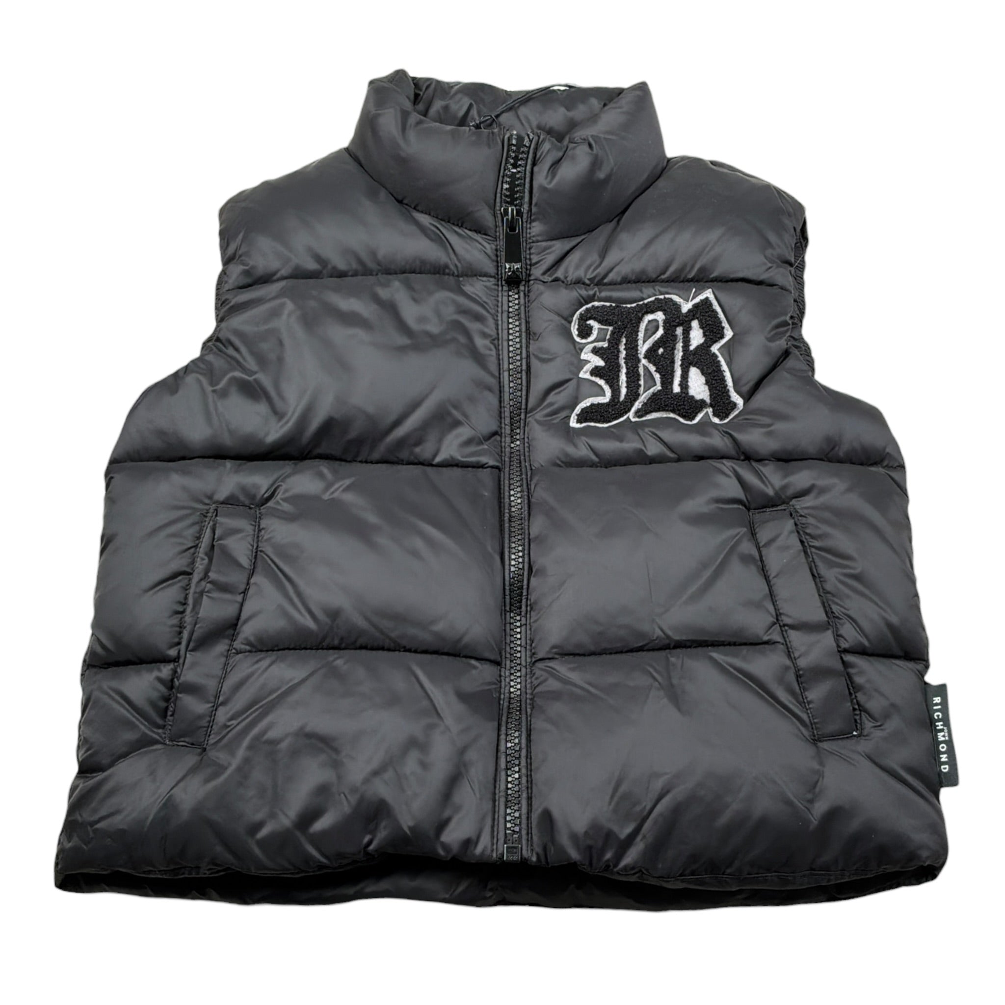 John Richmond Smanicato tinta unita con Logo Nero per Bambino RGA25232PIX NERO JOHN RICHMOND 
