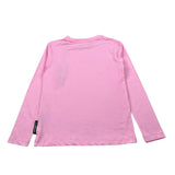 John Richmond Shirt Girocollo tinta unita con Logo Rosa per Bambina RGA26004TS ROSA JOHN RICHMOND 