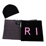 John Richmond Set Cappello-Sciarpa tinta unita Nero per Bambina RGA26015HS NERO JOHN RICHMOND 