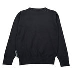 John Richmond Maglia Girocollo tinta unita con Logo Nero per Bambina RGA26023MA NERO JOHN RICHMOND 