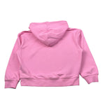 John Richmond Felpa Chiusa con Cappuccio tinta unita con Logo Rosa per Bambina RGA26030FE ROSA JOHN RICHMOND 
