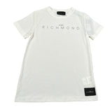 John Richmond T-Shirt tinta unita con Stampa Bianco per Bambina RGA26086TS BIANCO JOHN RICHMOND 