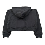 John Richmond Felpa con Zip E Cappuccio tinta unita Nero per Bambina RGA26091FE NERO JOHN RICHMOND 