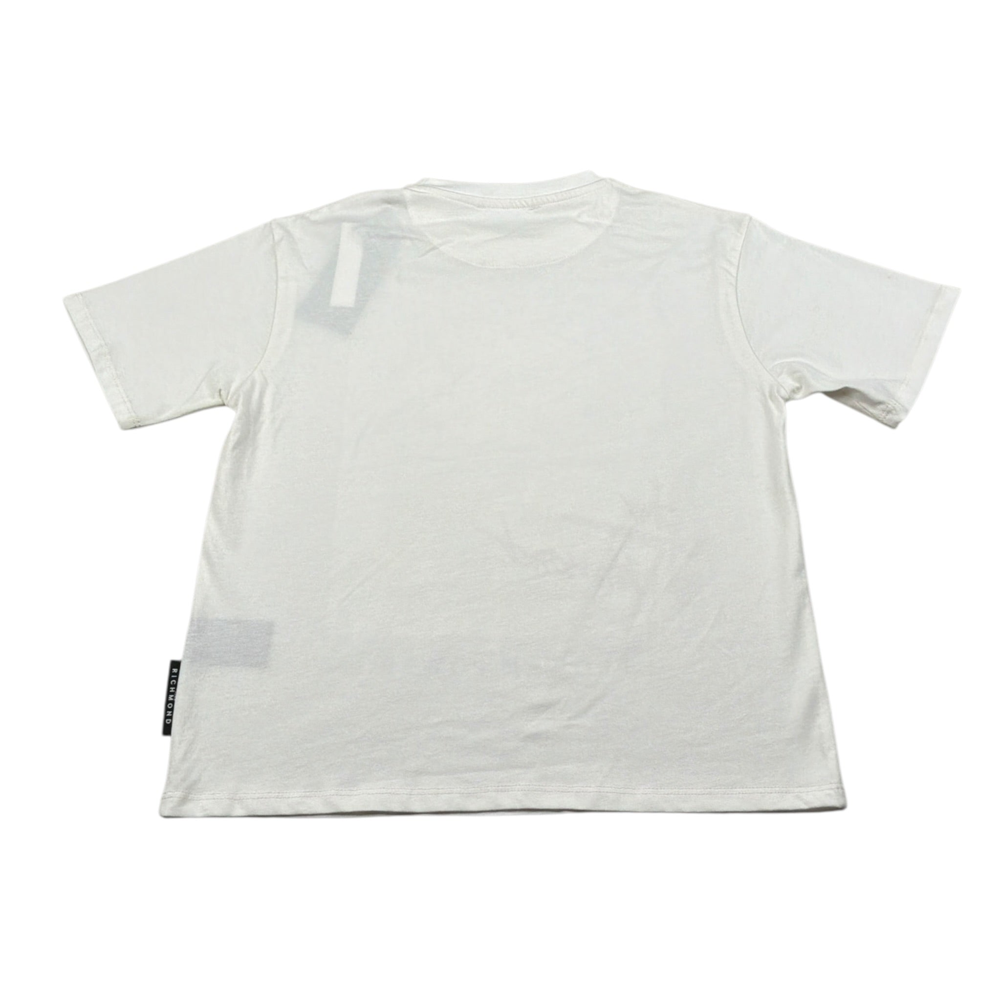 John Richmond T-Shirt Girocollo tinta unita con Stampa Bianco per Bambino RGA26098TS BIANCO JOHN RICHMOND 