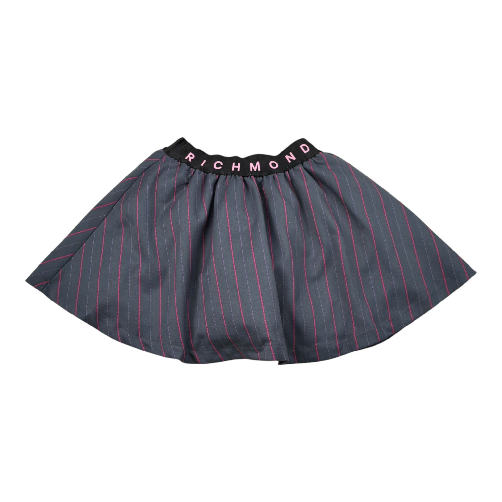 John Richmond Gonna tinta unita con Elastico In Vita Grigio per Bambina RGA26155GO GRIGIO JOHN RICHMOND 
