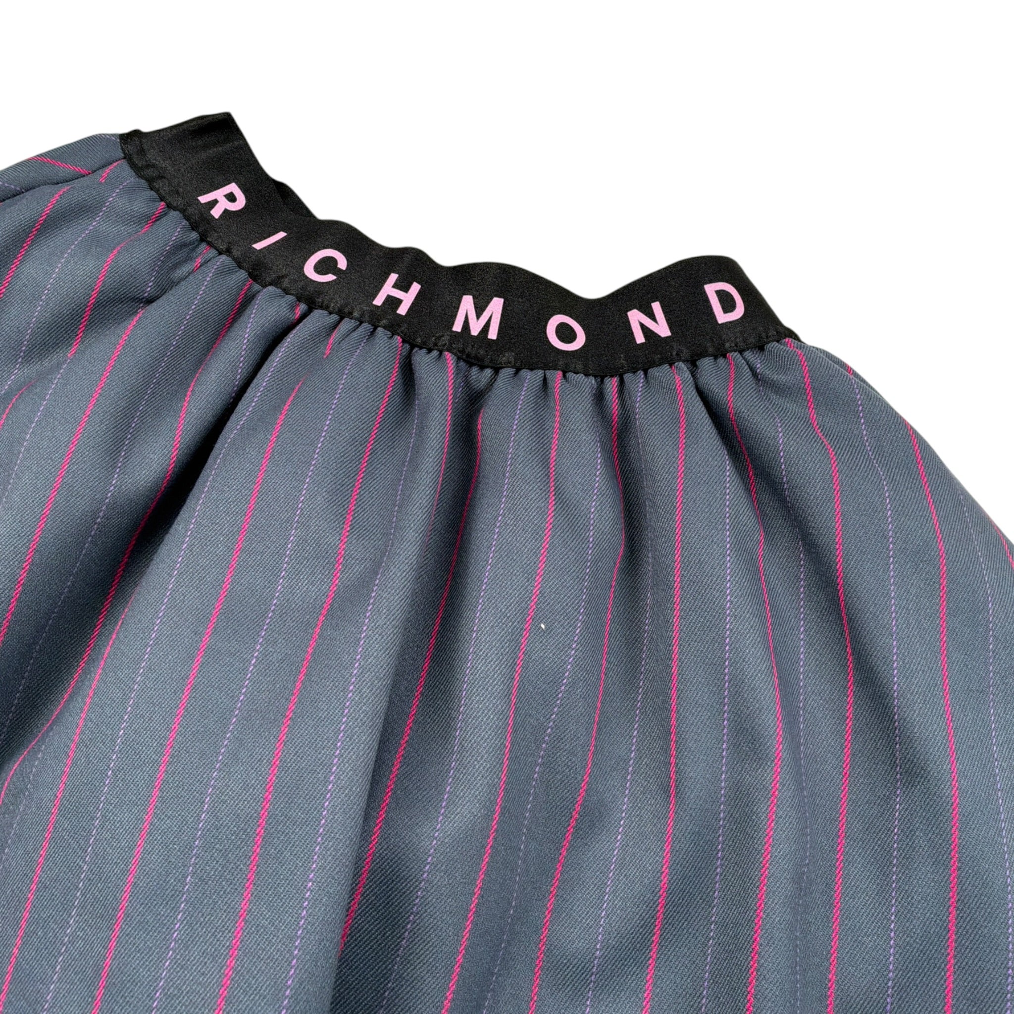 John Richmond Gonna tinta unita con Elastico In Vita Grigio per Bambina RGA26155GO GRIGIO JOHN RICHMOND 