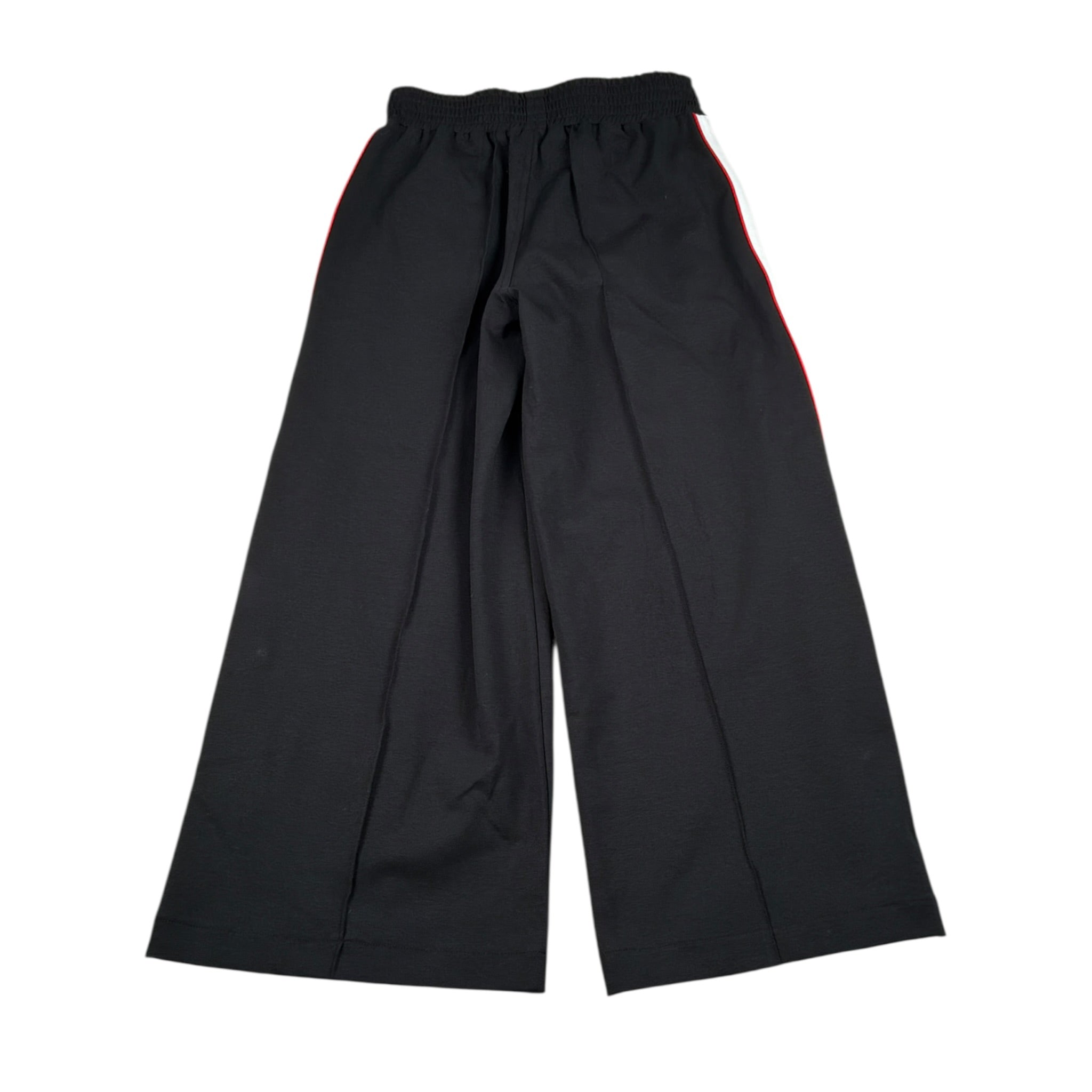 John Richmond Pantalone Modello A Palazzo tinta unita con Profili In Contrasto Nero per Bambina RGA26176PA NERO JOHN RICHMOND 