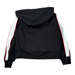 John Richmond Felpa tinta unita con Zip E Cappuccio Nero per Bambina RGA26177FE NERO JOHN RICHMOND 
