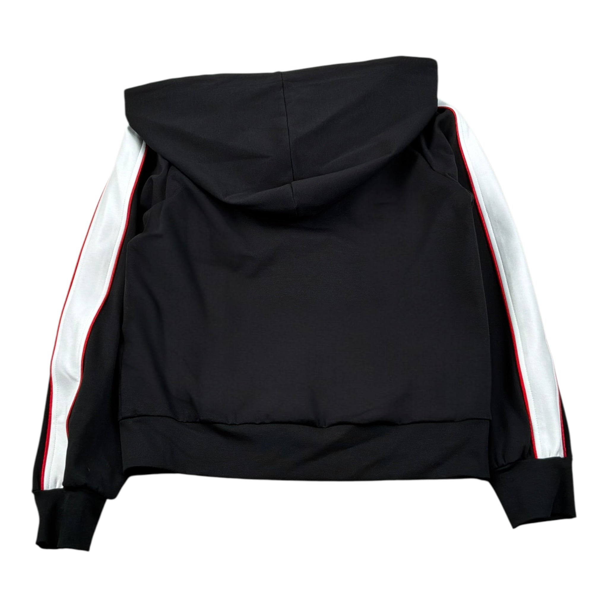 John Richmond Felpa tinta unita con Zip E Cappuccio Nero per Bambina RGA26177FE NERO JOHN RICHMOND 