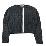 John Richmond Cardigan tinta unita Grigio per Bambina RGA26184CD GRIGIO JOHN RICHMOND 