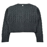 John Richmond Cardigan tinta unita Grigio per Bambina RGA26184CD GRIGIO JOHN RICHMOND 
