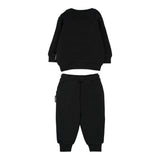 John Richmond Completo 2 Pezzi Felpa-Pantalone tinta unita Nero per Neonato RIA25003CFXX NERO JOHN RICHMOND 