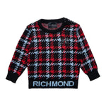 John Richmond Maglia Stampa Fantasia Girocollo Nero per Neonato RIA25041MA NERO JOHN RICHMOND 