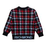 John Richmond Maglia Stampa Fantasia Girocollo Nero per Neonato RIA25041MA NERO JOHN RICHMOND 