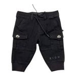 John Richmond Pantalone tinta unita con Elastico In Vita Nero per Bambino RIA25042PAXJ NERO JOHN RICHMOND 