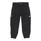John Richmond Pantalone tinta unita con Elastico In Vita Nero per Neonato RIA25042PAXX NERO JOHN RICHMOND 