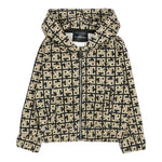 John Richmond Felpa con Zip E Cappuccio Bicolore Nero/Beige per Neonato RIA25047FE NERO/BEIGE JOHN RICHMOND 