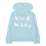 John Richmond Felpa con Zip E Cappuccio tinta unita Azzurro per Neonato RIA25054FE AZZURRO JOHN RICHMOND 
