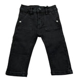 John Richmond Jeans tinta unita con Elastico In Vita Nero per Neonato RIA25061JE NERO JOHN RICHMOND 