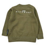 John Richmond Maglia Girocollo tinta unita con Stampa Verde per Neonato RIA26009MA VERDE JOHN RICHMOND 