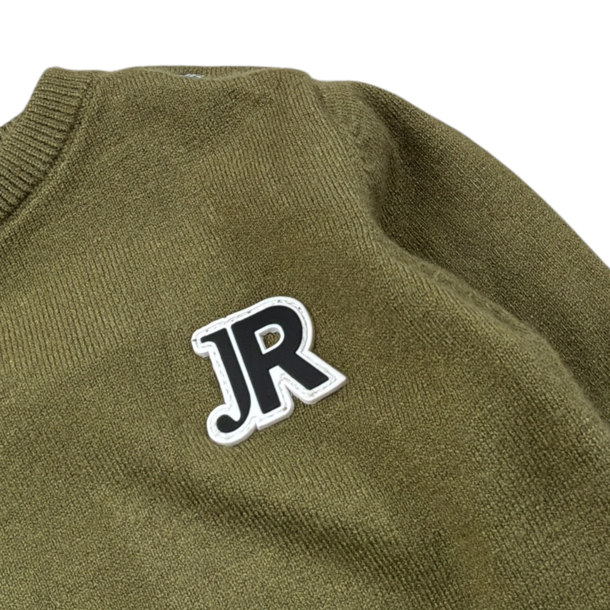 John Richmond Maglia Girocollo tinta unita con Stampa Verde per Neonato RIA26009MA VERDE JOHN RICHMOND 