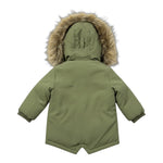 John Richmond Giubbino Modello Parka tinta unita con Cappuccio Verde per Neonato RIA260108PK VERDE JOHN RICHMOND 