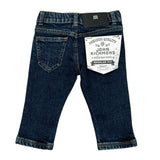 John Richmond Jeans tinta unita con Elastico In Vita Blu per Neonato RIA26012JE BLU JOHN RICHMOND 