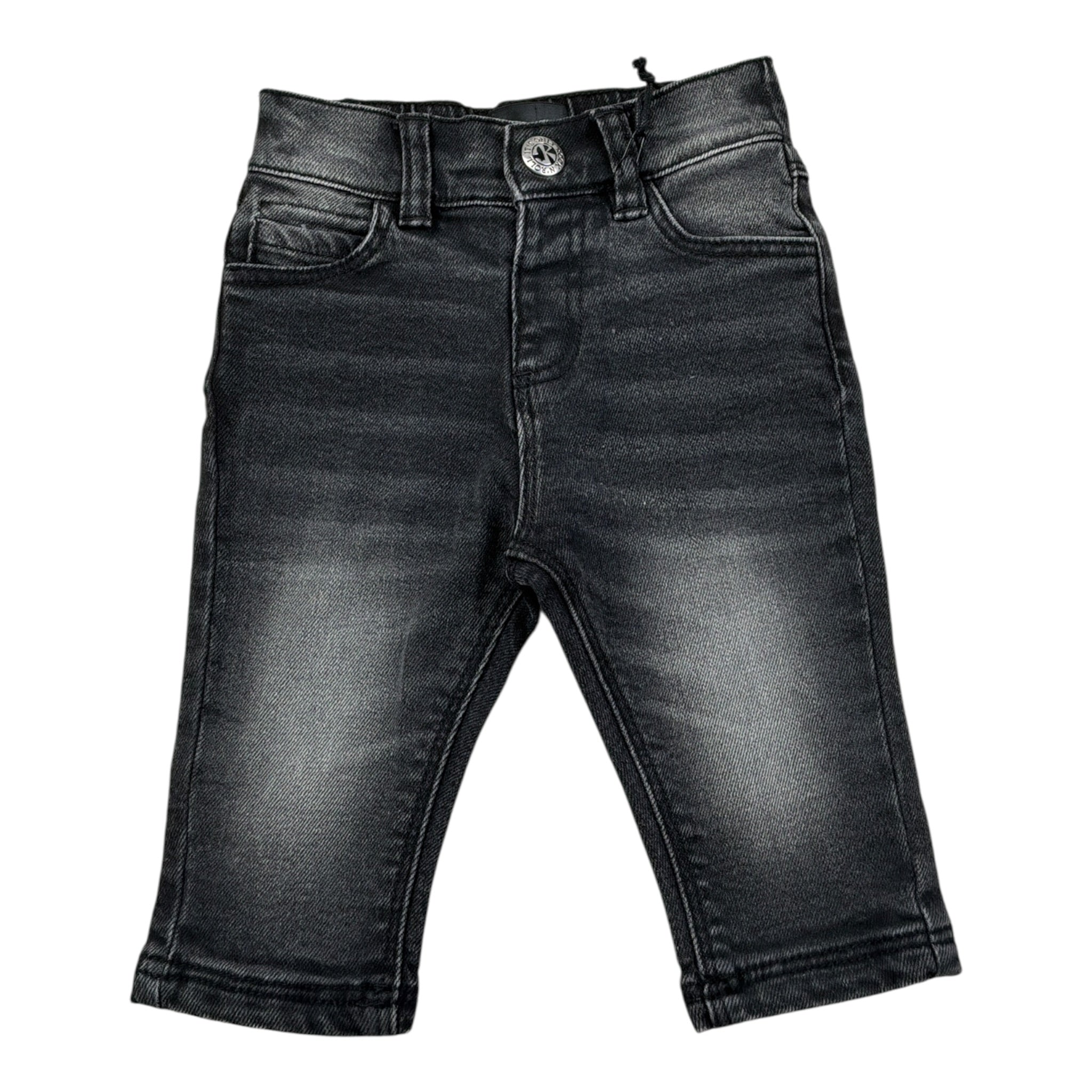 John Richmond Jeans tinta unita con Stampa Nero per Neonato RIA26013JE NERO JOHN RICHMOND 