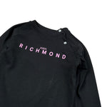 John Richmond Shirt tinta unita con Logo Nero per Neonata RIA26022TS NERO JOHN RICHMOND 