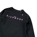 John Richmond Shirt tinta unita con Logo Nero per Neonata RIA26022TS NERO JOHN RICHMOND 