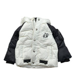 John Richmond Giubbino tinta unita con Zip E Cappuccio Bianco per Neonato RIA26045PI BIANCO JOHN RICHMOND 