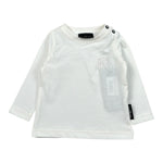 John Richmond Shirt tinta unita con Bottoni Bianco per Neonato RIA26058TS BIANCO JOHN RICHMOND 