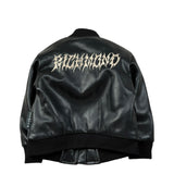 John Richmond Giubbino Ecopelle tinta unita con Zip Nero per Neonato RIA26069GB NERO JOHN RICHMOND 