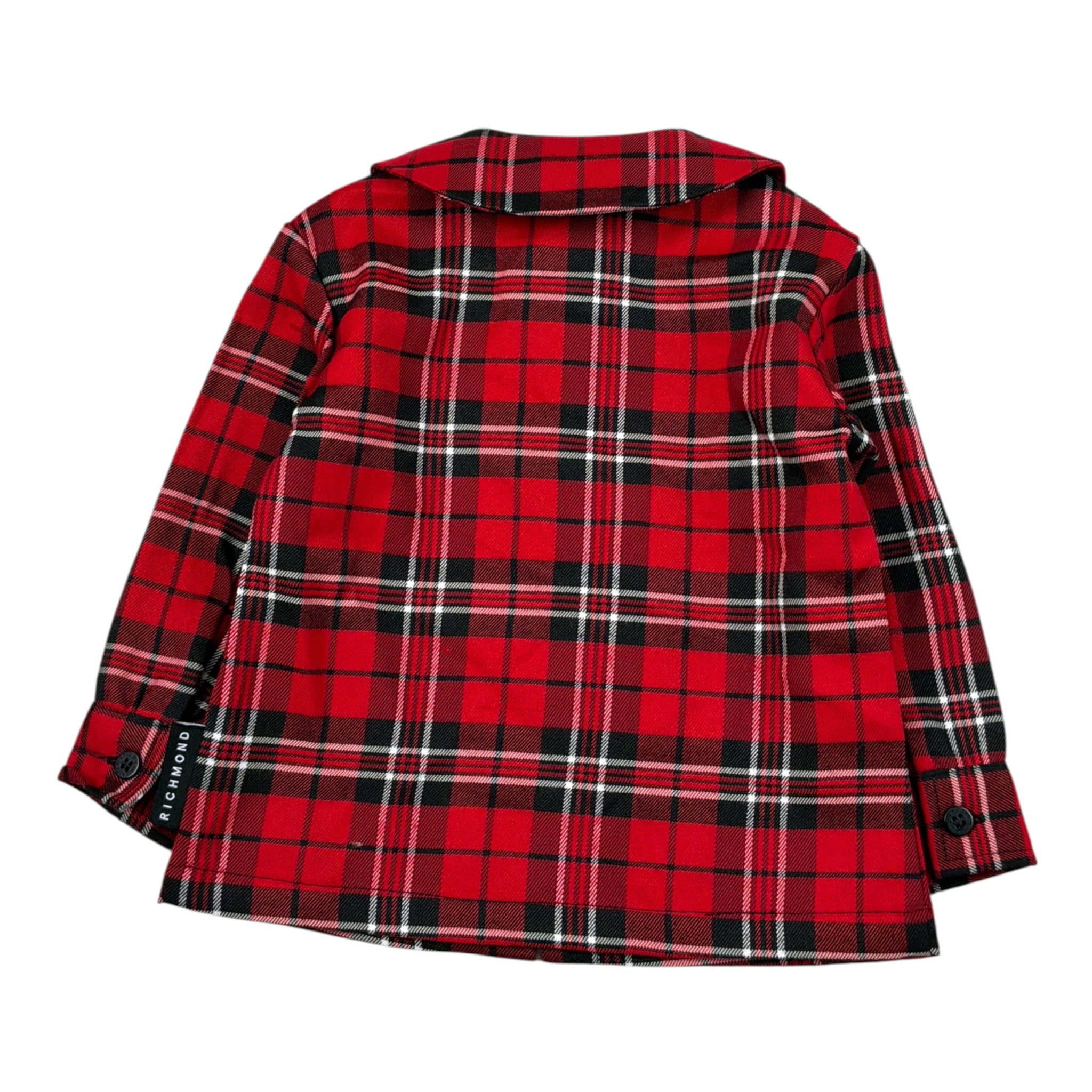 John Richmond Camicie Bicolore con Fantasia Rossa per Neonata RIA26083CA ROSSO JOHN RICHMOND 