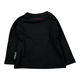 John Richmond Shirt tinta unita con Stampa Nero per Neonata RIA26085TS NERO JOHN RICHMOND 