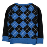 John Richmond Cardigan Bicolore con Fantasia A Quadri Blu per Neonato RIA26114CD BLU JOHN RICHMOND 